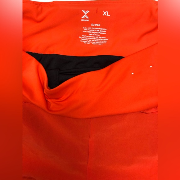 Xersion Everair lined running shorts NWOT size XL bright orange - Picture 10 of 15